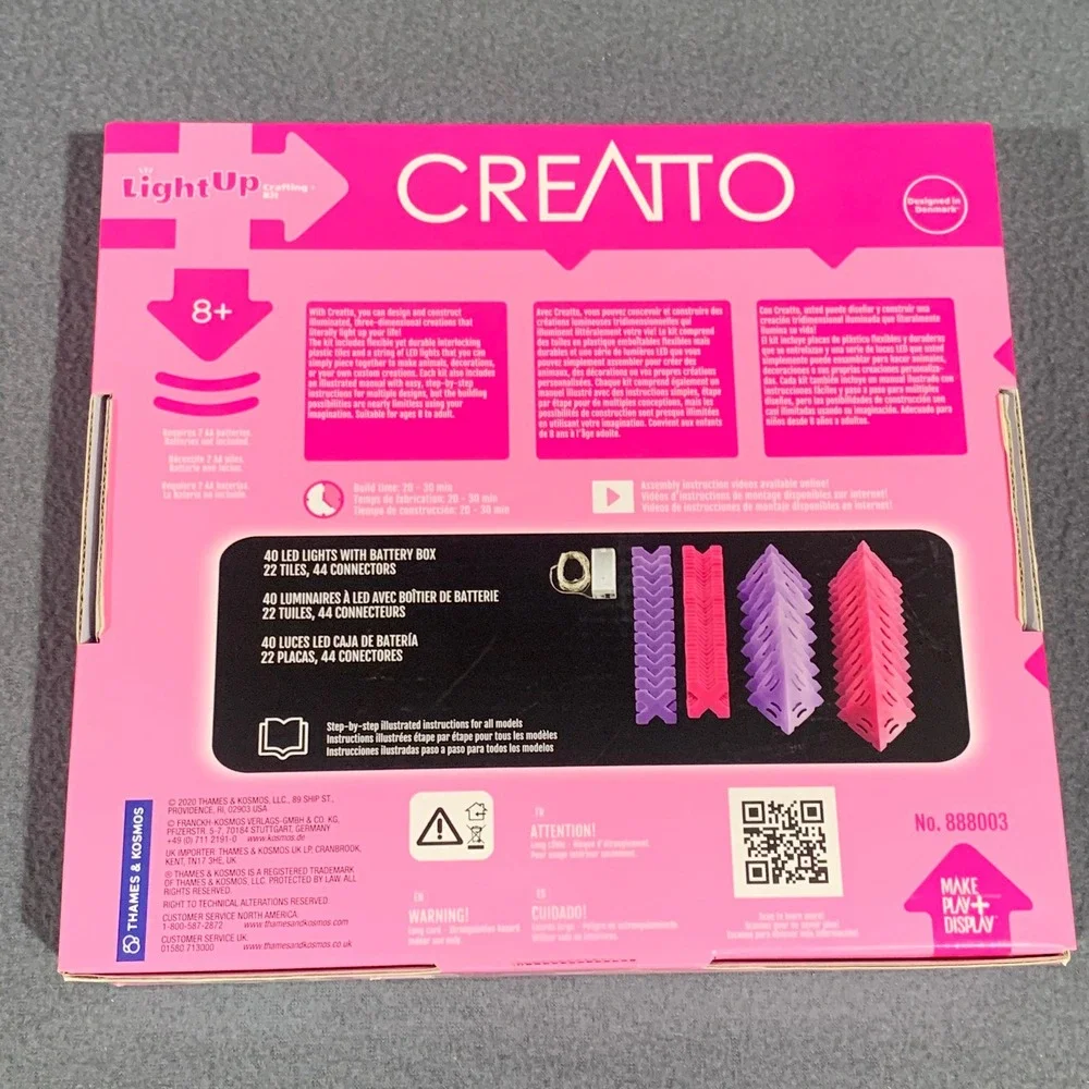 KItty Light Up Crafting Kit Starlight Kitty & Cutie Crew Cat‎ Toy 4 in 1 8+ Gift